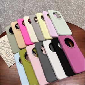 For Honor Magic 7 Pro Casing Liquid Silica Gel Hard Drop-resistant Phone Case Cover