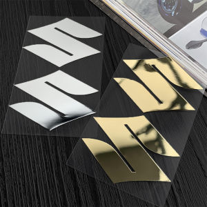 Suzuki Motorcycle Fuel Tank 3D Stereo S Logo Sticker Pure Nickel Anti-corrosion Motorcycle Sticker for SUZUKI GSX R150 Hayabusa Gixxer SF 250 GSX-S1000S