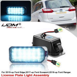 2PCS Canbus LED Number License Plate Light Lamp For Ford Escape Explorer Ranger C-MAX S-MAX B-Max Focus Fiesta Kuga Mondeo