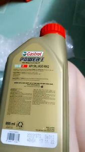 Dầu Nhớt Tổng Hợp Xe Số Castrol Power-1 10w40 800ml (0.8L) ( Mẫu Mới)