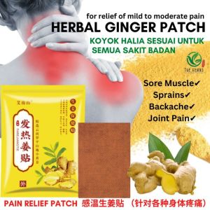 100pcs Ginger Patches Hot Compress Paster Body Pain Relief Patch for Shoulder Neck Back Knee