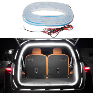 แบบไดนามิก Flowing Trunk Light Strip รถ Trunk Light Strip กันน้ํา Auto ภายในความสว่างอุปกรณ์เสริมสําหรับยานพาหนะซีดาน