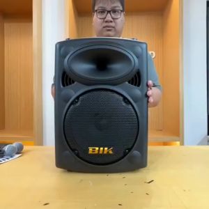 Bik USK-10VN ลำโพงอเนกประสงค์ ลำโพงล้อลาก ดอก 10 นิ้ว มีแบตเตอรี่ในตัว มาพร้อมไมค์ลอย AT Prosound