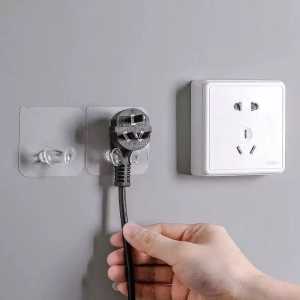 Cable Holder Clip Organizer Gantungan Cantolan Kabel Charger Hook Kait Meja