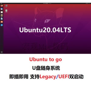 Portable Linux U Disk System Ubuntu to Go Ubuntu20 04LTS Plug And Play USB Flash Drive Storage Device Backup Feature