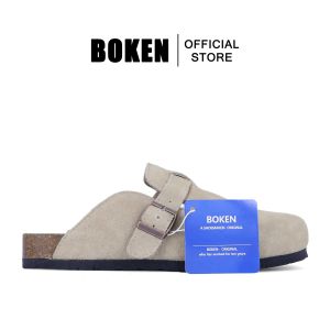 BOKEN Men's Baotou Sandals: Classic Half Slippers & Soft Footbed Clogs