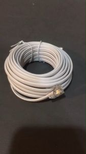 สายโทรศัพท์ 5x10cm ราคาต่อเส้น / 4 ไส้ ใช้เส้นบ้าน ราคาต่อเส้น