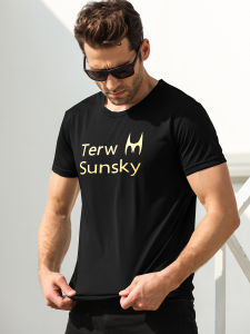 High Breathable Outdoor Summer Wicking Breathable Quick-Drying T-shirt Mens Plus Size Short Sleeve Mesh Running Clothes round Neck Exercise T-shirt