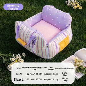 SHENJINGMAO | Expandable & Washable Pet Car Bed Pad Cooling Comfort