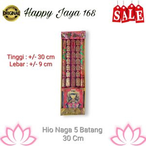 Dupa Hio Naga Sembahyang Imlek 5 Batang 30 Cm
