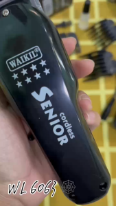 WAIKIL ใหม่ล่าสุด! ! แท้100%WL-6063ปัตตาเลี่ยนตัดผม ไร้สาย แรงมาก แบตอึด สำหลับตัดผม ขึ้นทรงง่าย si