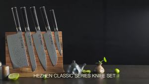 HEZHEN Kitchen Knife Diamond Sharpening Surface Whetstone 1000/5000 or 3000/8000 Grit Sharpener Grinding Stone With Angle Guide
