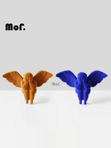 Mofei Modern Nordic Cartoon Thinking Fat Angel Decoration Model Room Sales Office Club Living Room Entrance Ornament