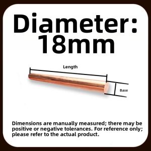 Conductive Electrode Solid Copper Rod