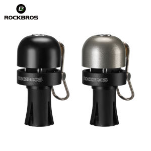 ROCKBROS Bicycle Bell Suitable for 22.2mm Handlebar 100db Bell Loud Safety Alarm Crisp Ringing Horn Copper Alloy Accessories
