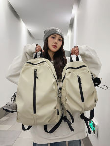 VLOG New Stylish Lightweight Travel Backpack for Men and Women Large Capacity Casual Computer Bag with Anti-Splashing Waterproof Nylon Cloth