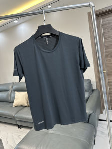 Running Series Laser Perforated Quick Dry round Neck High Elastic Breathable Mens Outdoor Summer T-Shirt Short Sleeve Basic Style