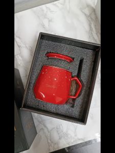 【EONMIR】Diamond Twinkle Star single mug set / Creative European Ceramic Mug Diamond stars Diamond Cup Gift Box Mug with lid & spoon / Couple Cup Coffee Cup Set Gift Cup Senior Gift Box / provide custom name