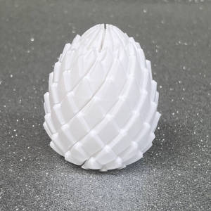 5.7cm Cool 3D Printed Mystic Twisty Fidget Dragon Scale Egg Ornament Stress Relief Anxiety Piece of Art Gadgets Home Dec Gift