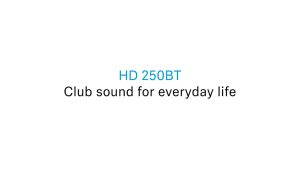 Tai Nghe Sennheiser HD 250BT - Hàng chính hãng bảo hành 24 tháng