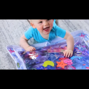 ของเล่นเด็ก6เดือน เสื่อคลานทารกฤดูร้อน baby water mat เบาะน้ำออกกำลังกายสำหรับทารกเสริมทักษะการคลานและความแข็งแรง