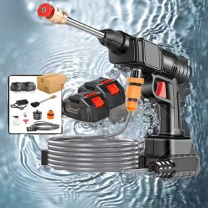 Wireless Car Washer Pressure Washer Gun Portable 24v Lithium Battery Washers High Pressure Water Spray Gun for Car Wash Cod | Philippines Stock