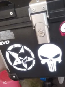 PUNISHER CAR/MOTORCYCLE DECAL STICKER