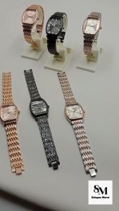 Vinarose 38069 Jam Tangan Wanita Model Kekinian Kaca Belimbing - Tampil Modis Dan Fashion - Best Seller - Bisa COD - Bonus Baterai Cadangan - Jam Tangan Wanita