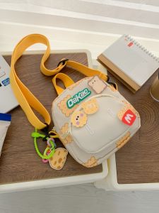 Casual Contrast Color Small Style Womens Phone Bag Crossbody Bag Single Shoulder Student Trendy New 2025 Oxford Cloth