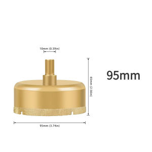 1PC 60-200mm High-grade Diamond Grain Coated Drill Bit Tile Marble Glass Ceramic Hole Saw Drilling Bit For Ceramic Tile Drilling