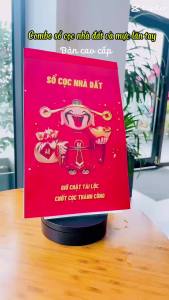 [Combo] Sổ cọc nhà đất 3 liên + hộp mực lăn tay - Hợp đồng đặt cọc thần tài mẫu mới 2026 bản cao cấp hộp mực dấu vân tay sắc nét bền trên giấy không dính tay