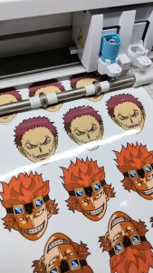 One Piece Sticker - Eustass Kid 4pcs