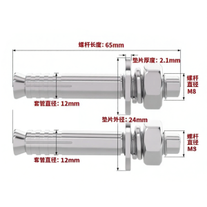 qd | Vít Mở Rộng Thang Máy Bằng Thép Không Gỉ Cường Độ Cao 4.8