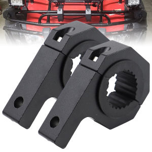 LED Light Bar Mounting Bracket Kit for 1"/1.5"/1.75"/2" Universal Aluminum ATV UTV Off-Road Motorcycle Truck Whip Light Mount