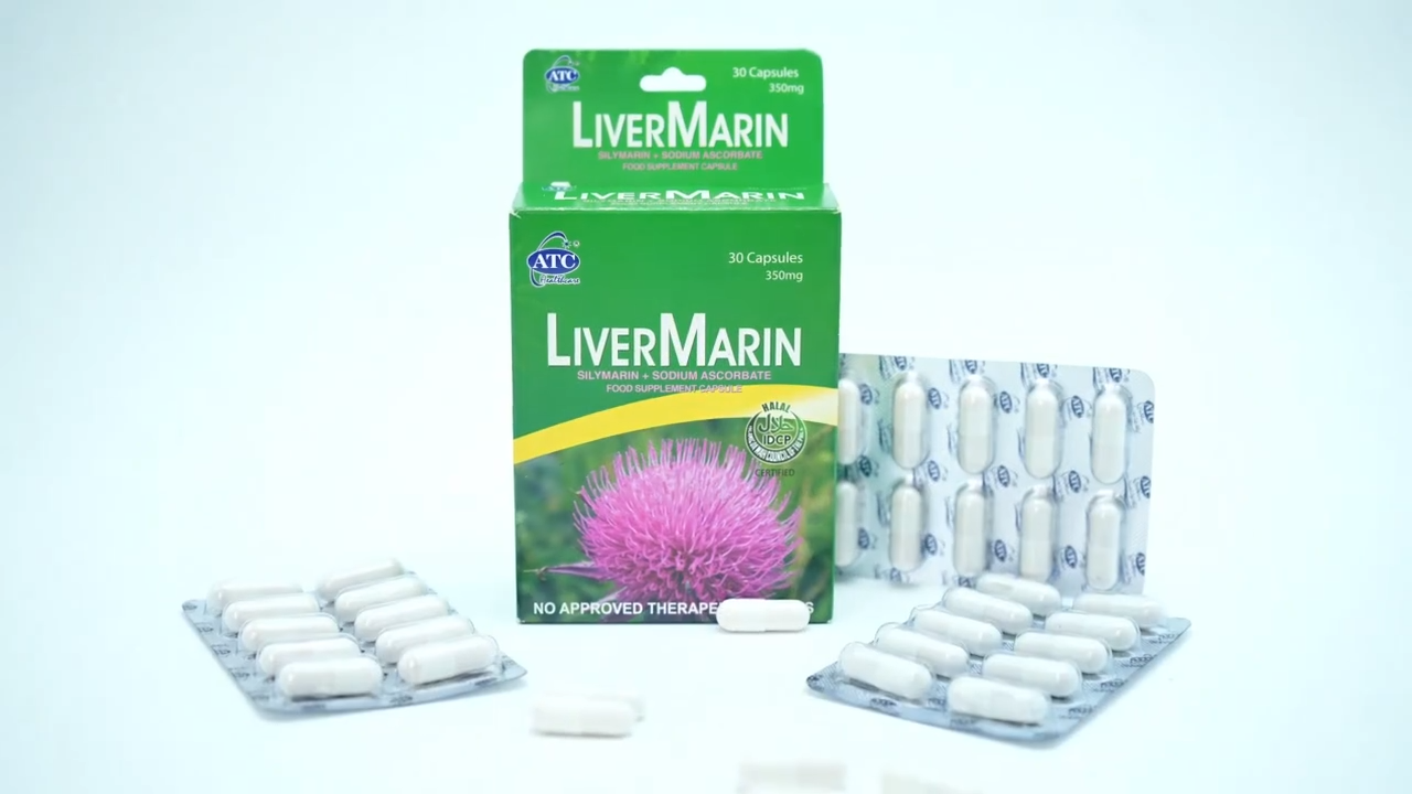 【Official Shipment】ATC LiverMarin 30s Softgel Healthcare Food Supplement For Adult FDA Approved Original Authentic Liver Health Cleansing Body Care Staying Up Late Working Overtime Drinking Detoxification Antioxidation Hormone Balance