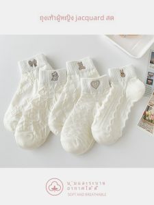 Zhuji Socks for Women Pure Cotton Socks Summer Thin Shallow Mouth Invisible Short Summer White Low Cut Socks Non Slip Tight