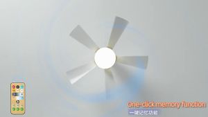 Modern Ceiling Lamp With Ceiling Fan Socket Fan Light Inverter Ceiling Fan with Light and Remote 16.5/20.5 Inch E27 Screw Celling Fans Light 30W/40W Power Saving 3 Colors Silent Household Simple Fan