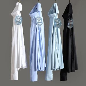 Accessible Luxury Lines! Traceless Laser Cutting! Anti-Wrinkle and Non-Ironing! Fall Men Business Casual Long Sleeve Shirt