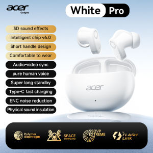 Acer | Acer OHR627 TWS True Wireless In-Ear Bluetooth Earbuds Stereo Sound HD Calling Long Battery Life Headset