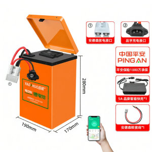 Delivery E-bike Compatible High-capacity Lithium Battery