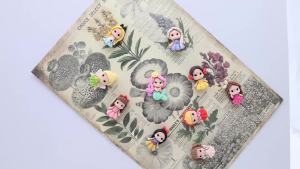 10Pcs Mini Princess Refrigerator Stickers Resin Magnets Photo Message Fixed Magnets Cute Magnet Decoration