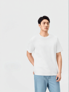 Purcotton | Mens Cotton Short Sleeve T-Shirt Cool Feeling