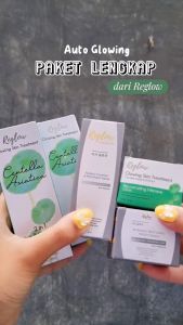 Reglow Skincare Paket Lengkap Night Cream & Serum Whitening