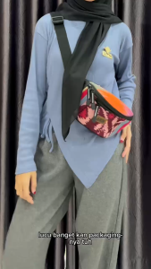 TAS WAISBAG TENUN IKAT TAS SELEMPANG TENUN