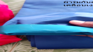 ท่อผ้าส่งน้ํา สายส่งน้ําหน้า 3 นิ้วยาว 10 เมตร ใช้ในการเกษตร สูบน้ําจากสระ บ่อน้ํา ผ้าหนา ทน ขนย้ายง่าย สินค้าคละสี