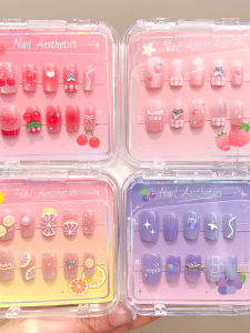 Fruit Pattern Short Style Nail Stickers for Girls