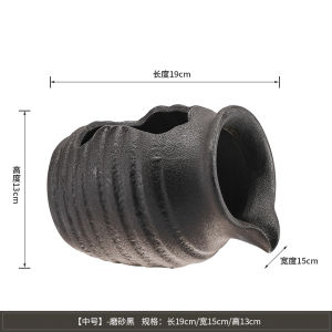 Ecological Fish Tank Ancient Method Fish Farming Running Water Ceramic Pot Fish Pond Outlet Filter Decorative Ornament for Living Room