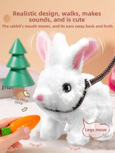 Letop Baby | Electric White Rabbit Plush Toy