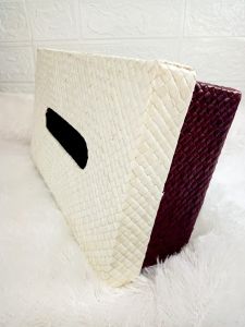 BOX TISU UNIK/TEMPAT TISU ETNIK/TEMPAT TISU ANYAMAN PANDAN