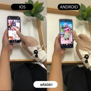 [บุขนด้านใน+ทัชสกรีนได้] Dziiemall Gloves With Rope ถุงมือกันหนาว มีเชือก เล่นหิมะ ปั่นจักรยาน ถุงมือ เล่นสกี